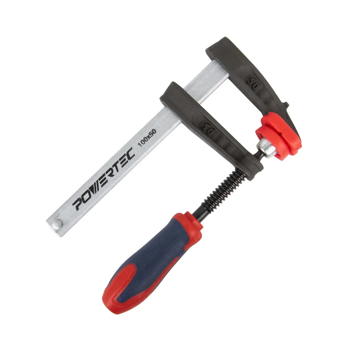 each for lb POWERTEC 4-Inch 330 Style Heavy Duty Woodworking, (71591-P2) F 4PK Capacity Clamps Clamp F Bar