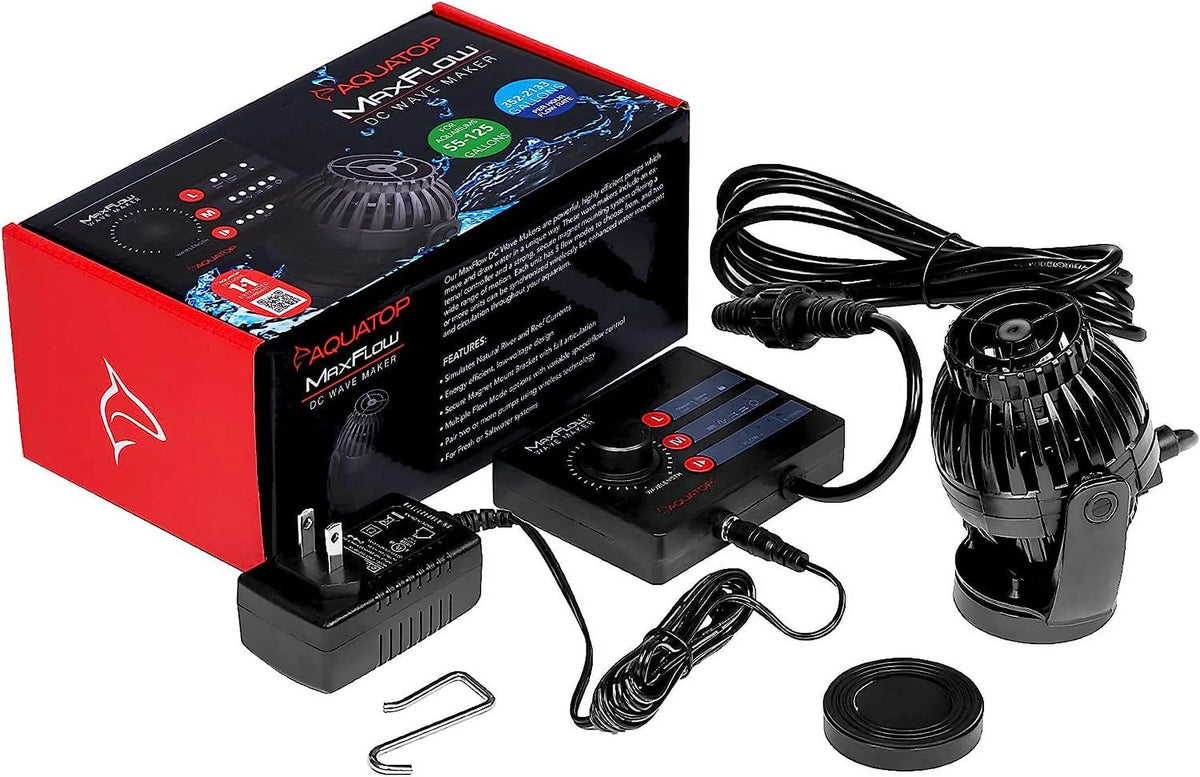 DC Fits Aquarium 2 With For Connect Wavemaker Wirelessly Pump Maxflow Gallon Controller, Or Aquariums, Safe – Pump, 2,113 55-125 Salt Tanks, GPH water MWV-2000 Units, More &