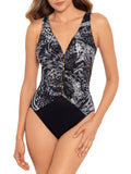 Lux Charmer Lynx Miraclesuit Swimsuit Style-6537369 Womens One-Piece