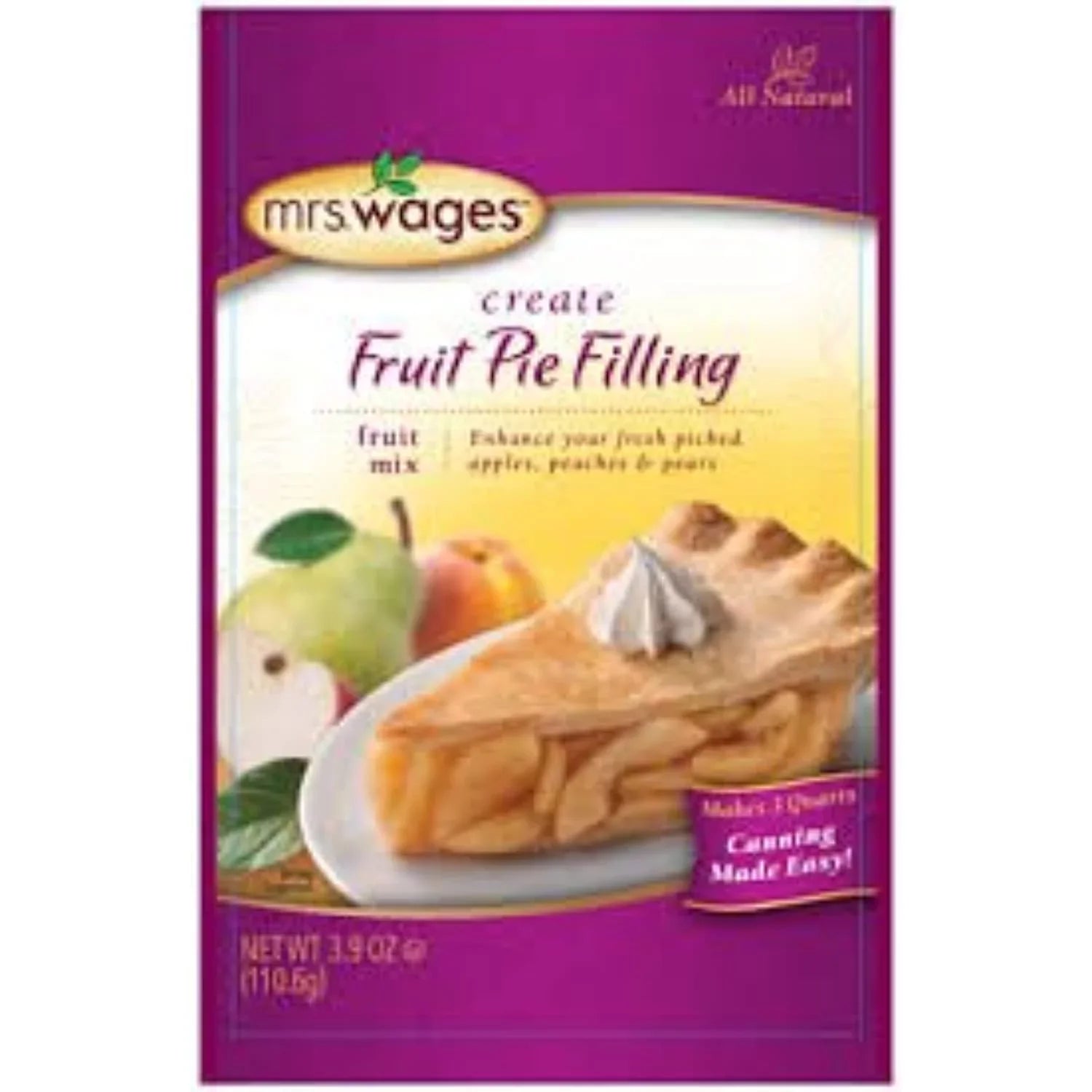 Mix, Wages Ounce Mrs Apple (Pack 4) 3.9 Pie Of