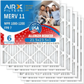 11 Filters FILTERS to WICKED Electrostatic Air CLEAN Filter Made 7 21.5x23.5x1 USA MERV MPR Filter 21.5x23.5x1 Pleated MPR Air 1000, AIRX AIR. 1200 FPR & Conditioner 6 Furnace Comparable HVAC Pack by