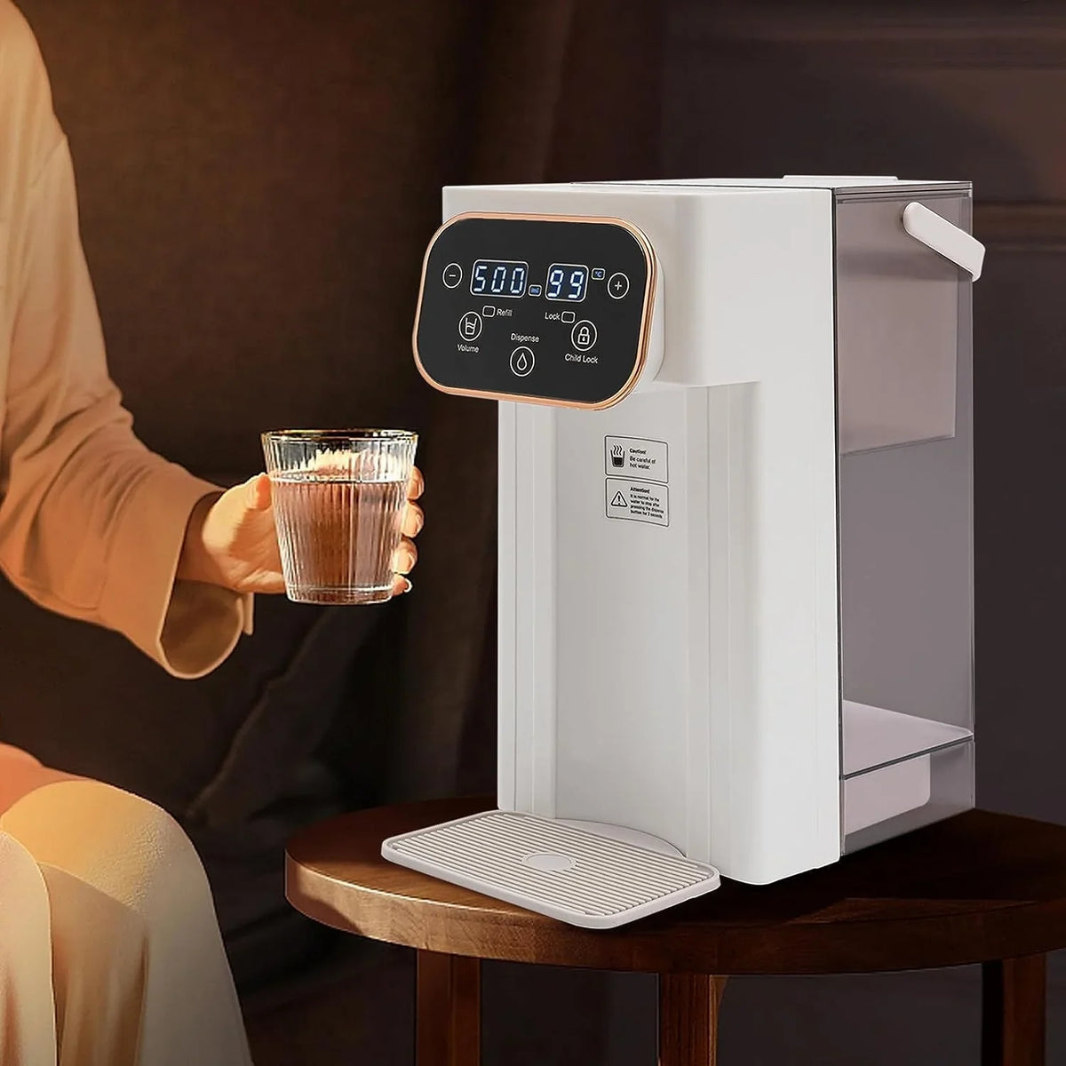 Hot Instant MIDUO Dispenser & Volume 12 Lock Water With Temperatures Filter Safety Temp Setting 8 High