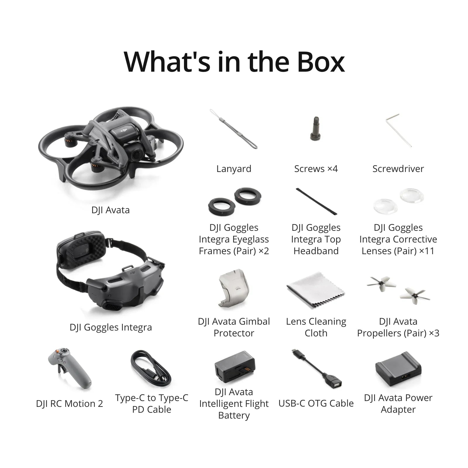 DJI w/ with Integra Goggles Combo 2 Avata Explorer & Motion Bundle FMK Controller