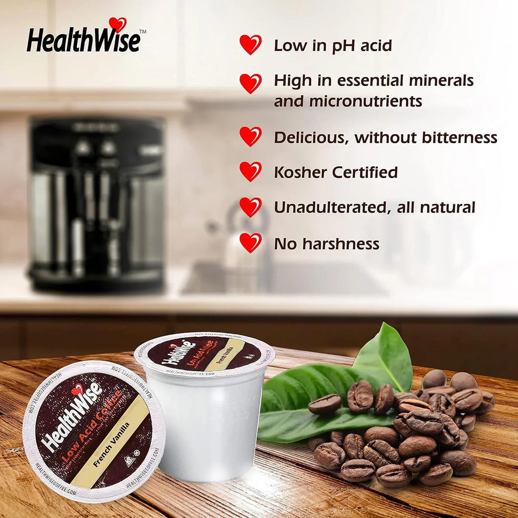 Low 6 Acid Of cups) French Vanilla Cartons: Cartons (72 Number Keurig K-Cups