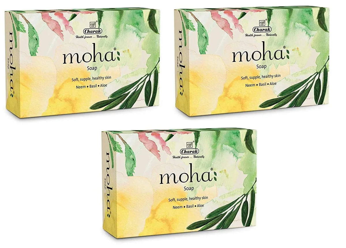 Gel, Moha With & 100 Pamer Face Bathing Of Soap, Vera Soap X Body Gram Goodness 3 & Herbal Aloe Unisex Product Soap, Basil Neem,