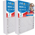 TopTech MPR 1200 16x20x4 Filter Air AIRX & Furnace 7 Made Comparable Premium 16x20x4 USA 1000, Compatible MERV FPR 11 by MPR with Pack CLEAN WICKED TT-FM-1620 to FILTERS Filter AIR. 2