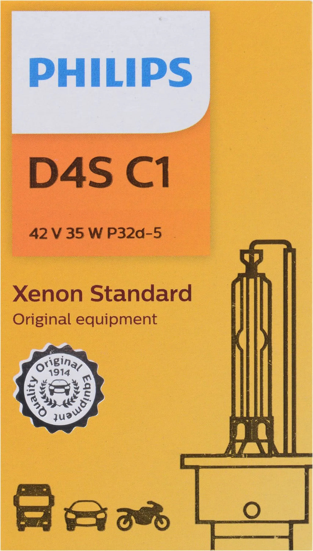 , Always Change D4S, , In Pairs! Hid Lamp Xenon Philips