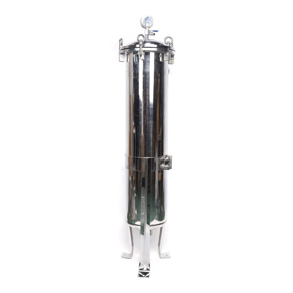 High Steel Pressure Bag 150PSI Stainless In/Out Housing Filter NPT 2in