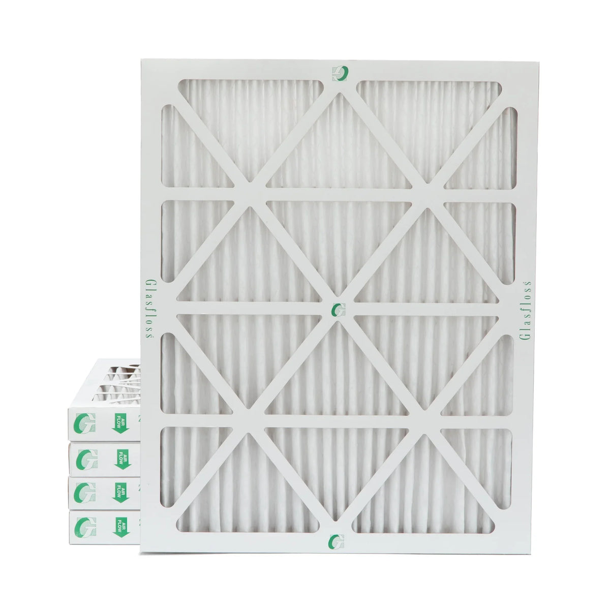 Filters 1-3/4 ( Pleated Quantity 23-1/2 10 Glasfloss. HVAC 18x24x2 17-1/2 Size: by Exact x x ) Air MERV 5