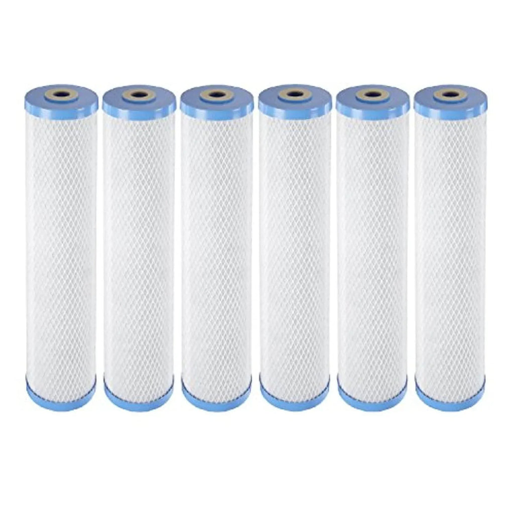 20" Block Cartridge, 10 Pentek x Carbon EPM-20BB Microns Filter 4-5/8",