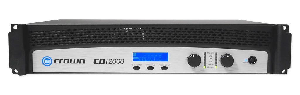 Crown CDi2000 Amplifier+10) Speakers JBL Background Front+2) Commercial 70V 800w