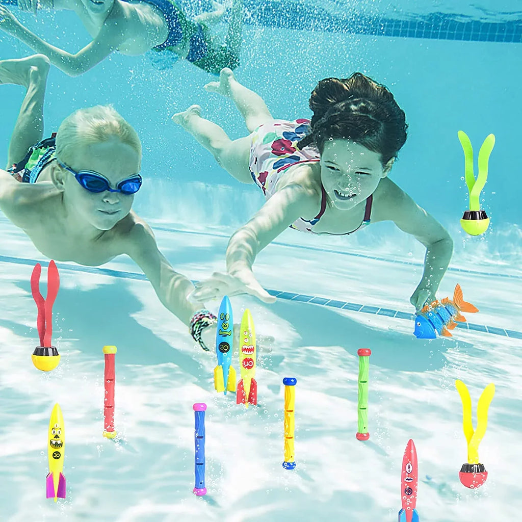 for Kids Toys 34PCS for Toys Swimming for Fun Pool Little Kids Diving Backyard, Toys Water Pool Toys