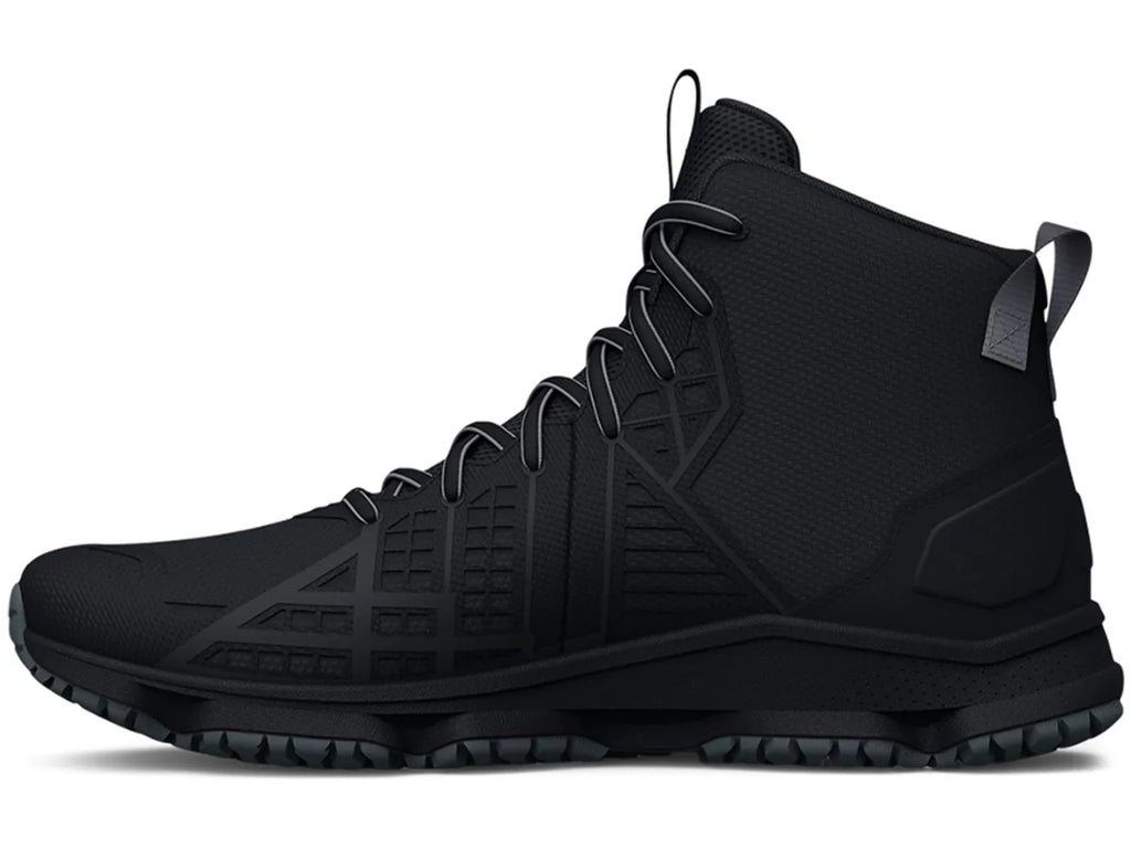 Armour 12.5US, Mid Under Strikefast Micro G - Men's, Black, 30255 Shoes