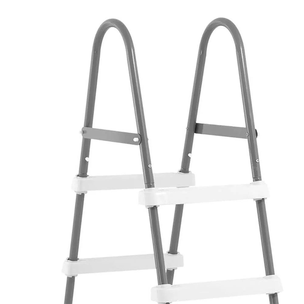 Ground Bundled Pool Ladder Ground Swimming 30" Above with Prism x 48" Frame 12'