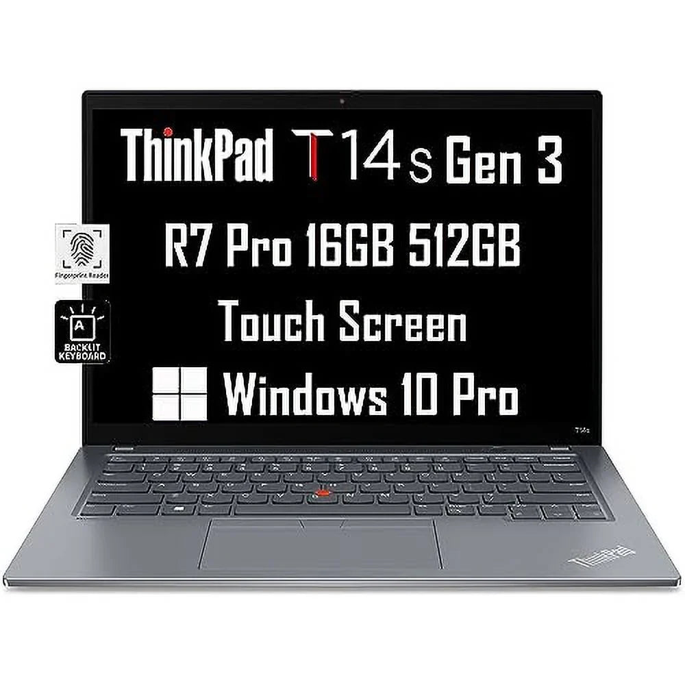 WRT, FHD+ 16GB ThinkPad 7 (AMD Fingerprint, 6850U, Laptop, Backlit, 3 Win 10 14" Business SSD, 512GB (8-Core Lenovo 3-Yr Webcam, Ryzen Touchscreen RAM, Beat FHD i7-1185G7)) Pro 11 Gen T14s Pro /