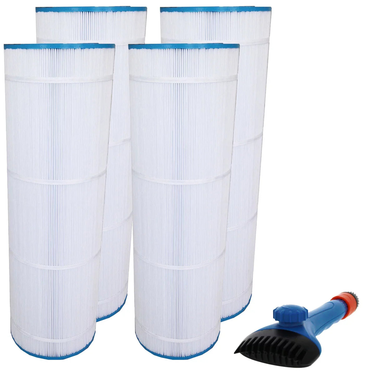 Replacement Tier1 4-pk Hayward Brush C1900RE, Pool sq Wand ft Filter Spa | and Filter CX1750RE, | PA175 Filter Fabric for Cleaner with FC-1294, Tier1 More Media & Cartridge Pleated 175