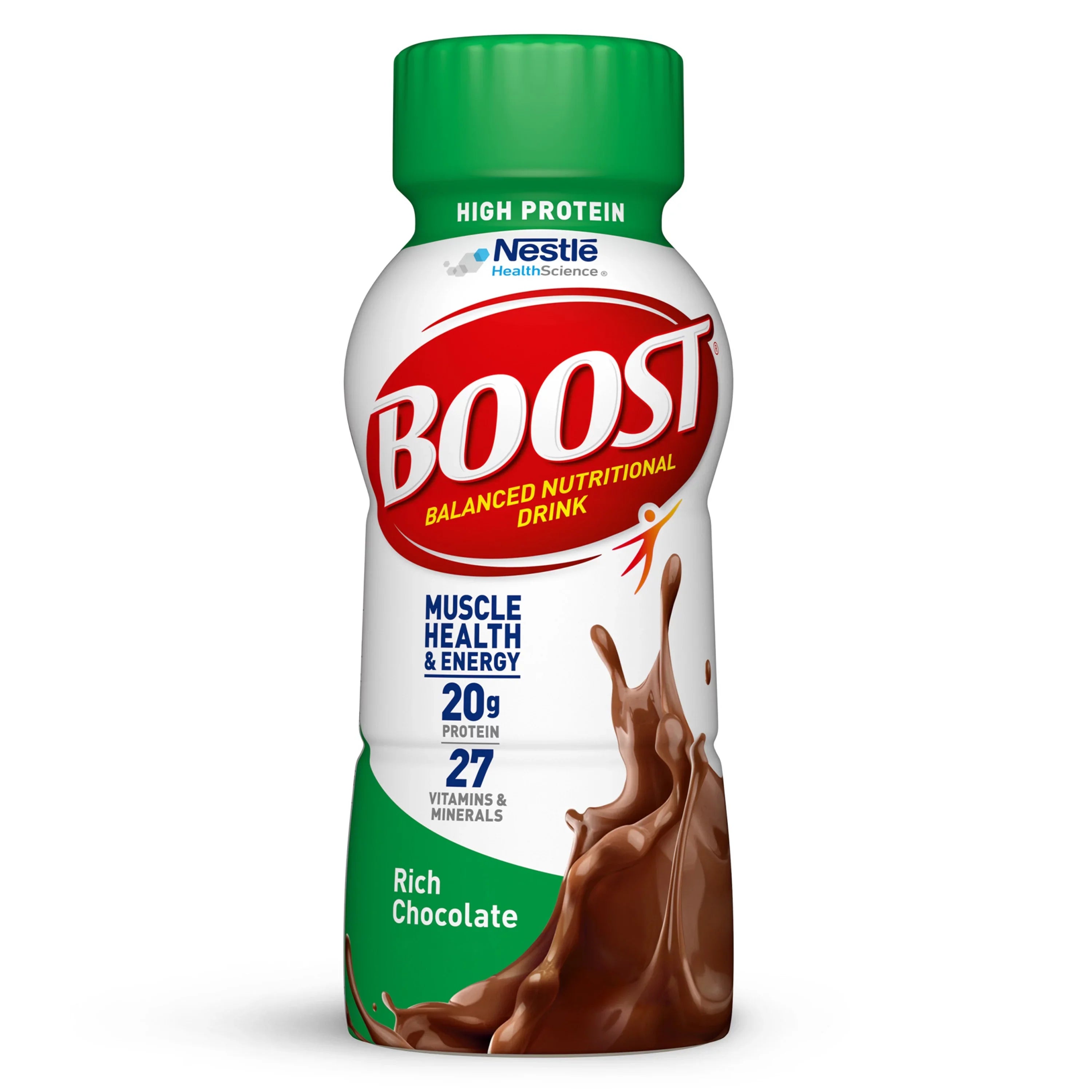 Packs) - (2 12 Chocolate, BOOST Protein Drink, High Count Protein, 20g Rich Nutritional 24