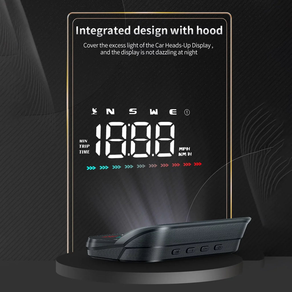 GPS for Alarm Digital Speedometer Heads-Up Car with Display Pinnaco Speedometer Overspeed