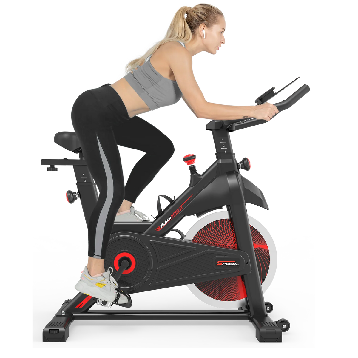 Bike Fitness Comfortable Bike Cycling Stationary, Gym with Workout Home Exercise