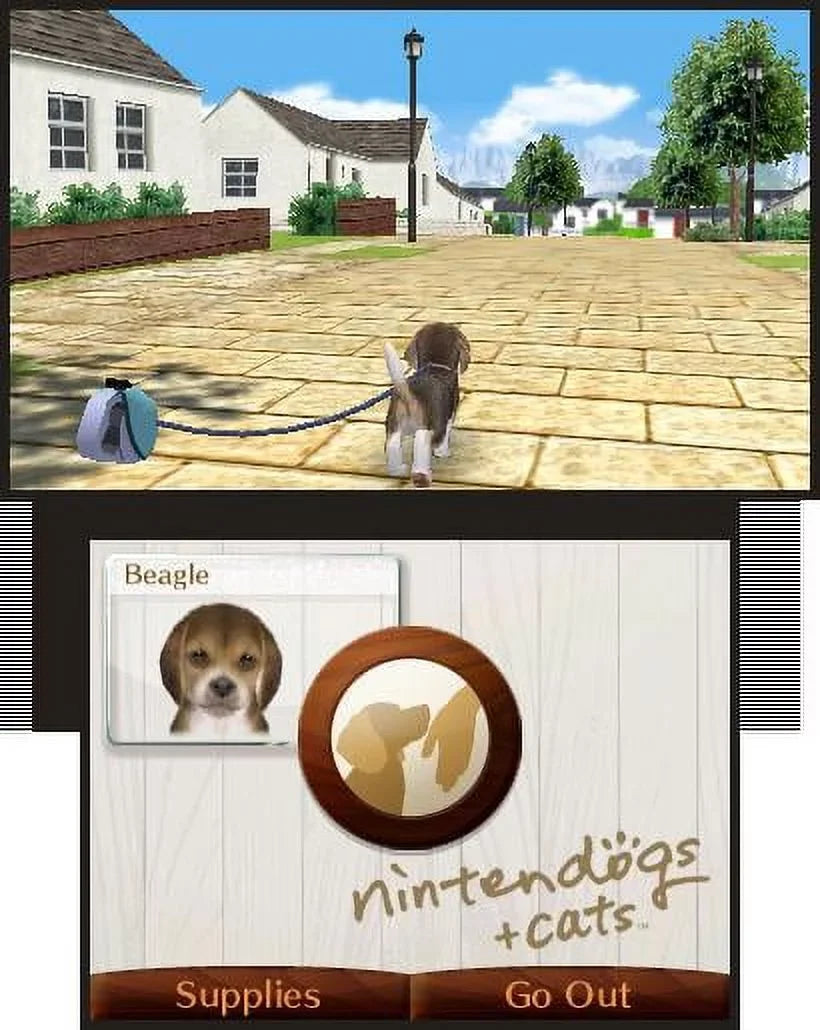 Cats: 3DS Nintendo New + Friends and Nintendogs Toy Poodle
