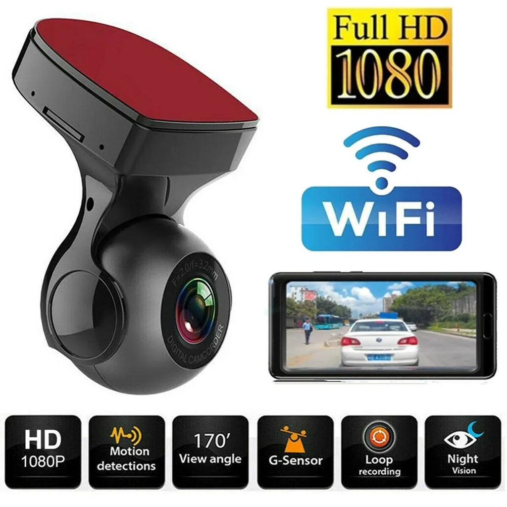 Car Recorder HD - Cam WiFi 170&deg; Dash 1080P Cam Camera