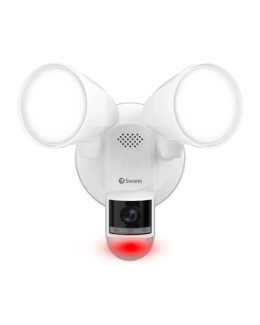 Motion Security Outdoor 2600 WiFi Floodlight Swann Wired Camera 4K UHD Lumen