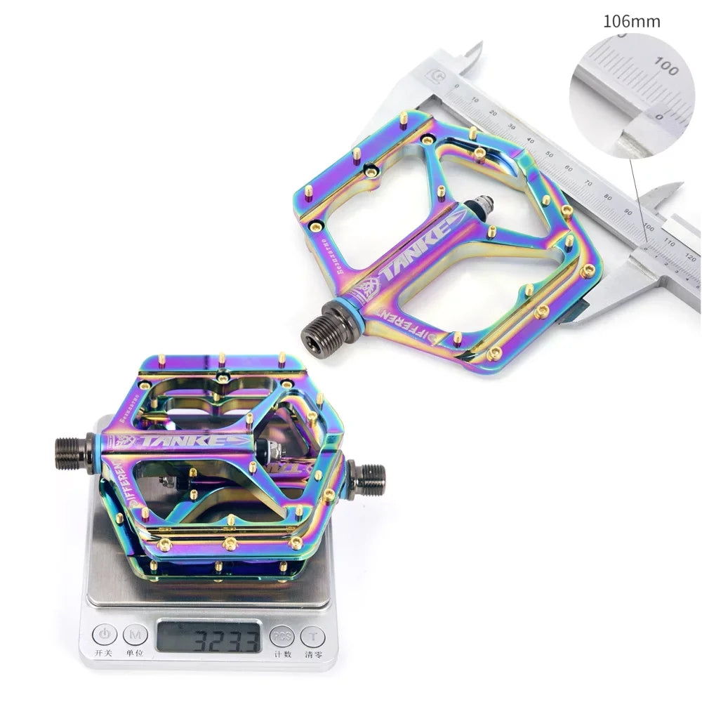 Colorful Cycling Nebublu Bike for Aluminium Pedals, MTB Non-slip Bike Adventures! Pedals Perfect Road -