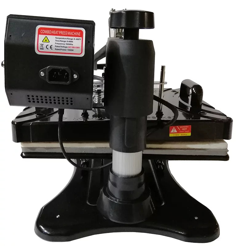 Machine Plate Techtongda 5in1 Mug Combo T-Shirt Hat Press Transfer Heat Cap Machine Multifunction Sublimation with Accessory