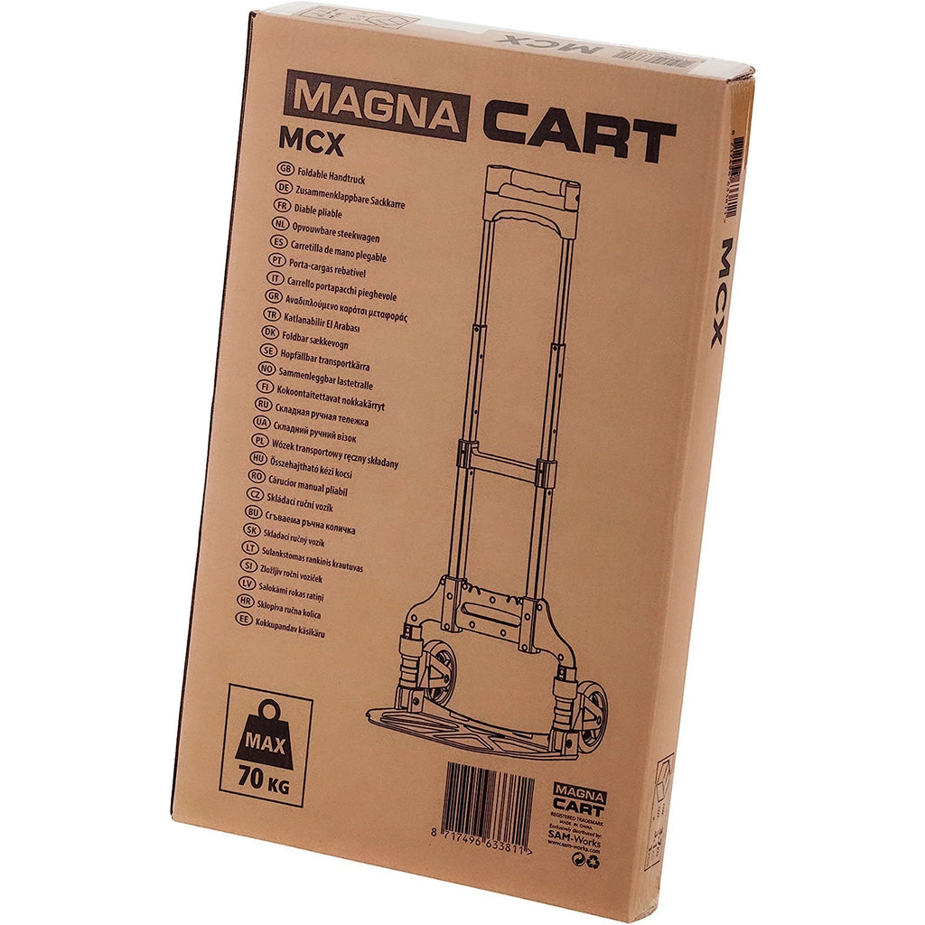 Hand with Truck Cart Wheels, Pack) Magna Personal (3 Rubber MCI Folding