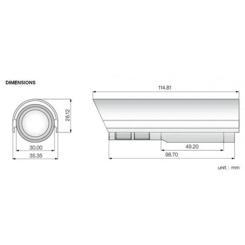 External Security and Eyemax Night Day 4~9mm Lens Adjustable Resolution High CCTV Camera Bullet