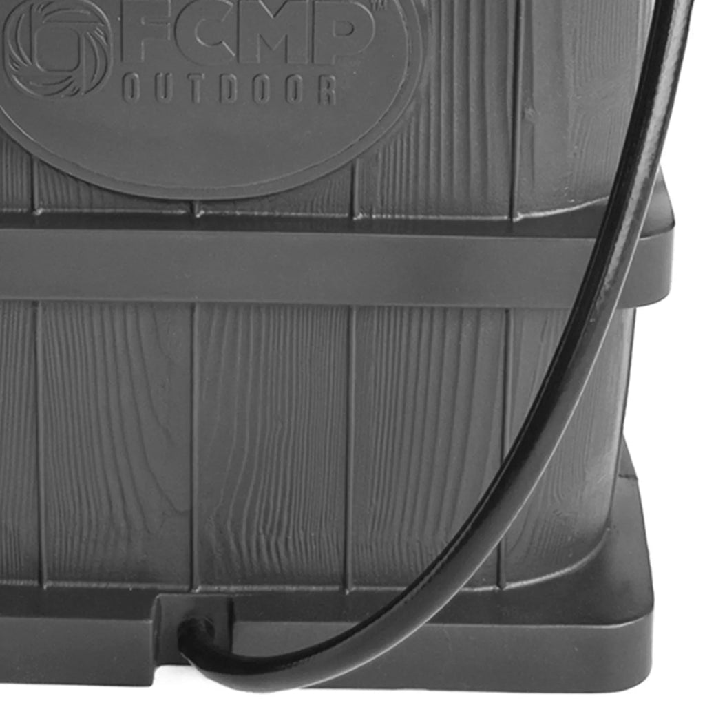 Grain WG4000-GRY Outdoor Home Catcher Outdoor Water Rain Barrel Wood FCMP