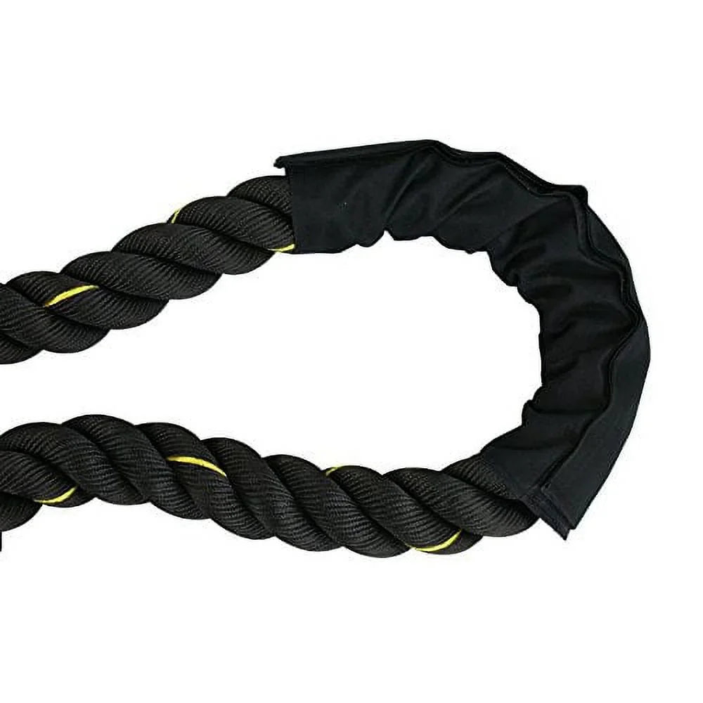 Equipment Exercise Strength ZENSTYLE Training Dacron Rope, 50ft Diameter Fitness Rope Poly 1.5" Battle Workout
