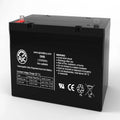 Replacement AJC This Dalton 55Ah Tacahe - Is Battery Mid-Wheel Drive Scooter Mobility PC1451M Brand 12V an