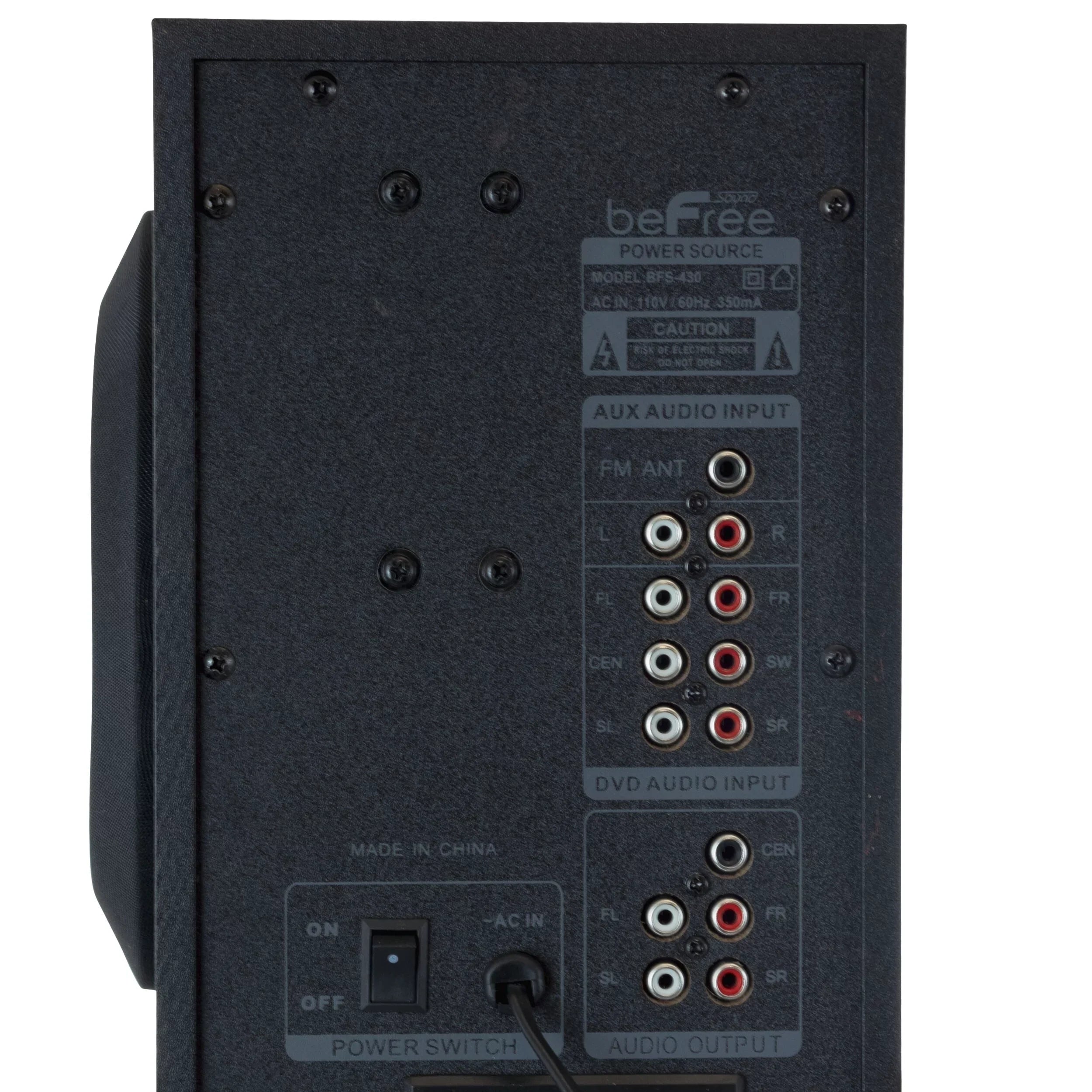 Remote System Speaker Surround Bluetooth 5.1 w/ beFree Sound Sound CA