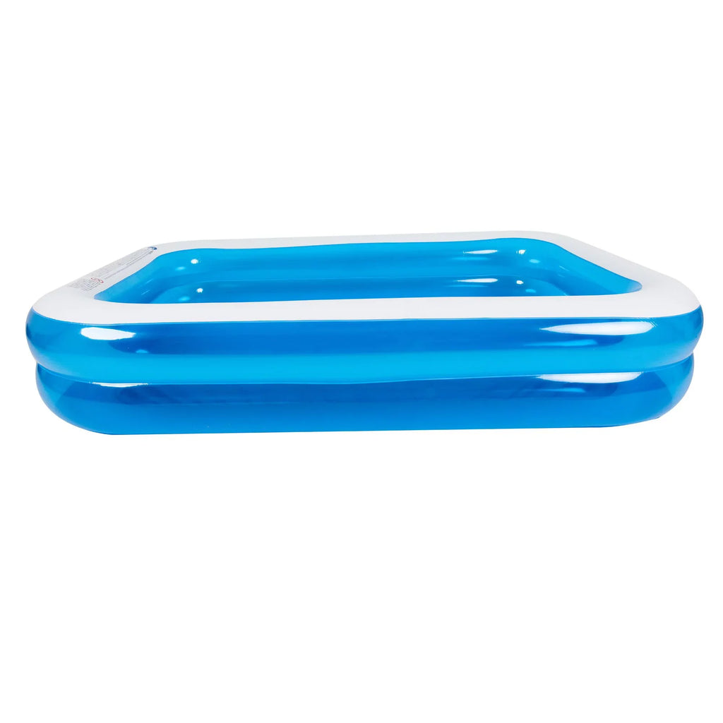 8.5' and Swimming White Rectangular Pool Blue Inflatable