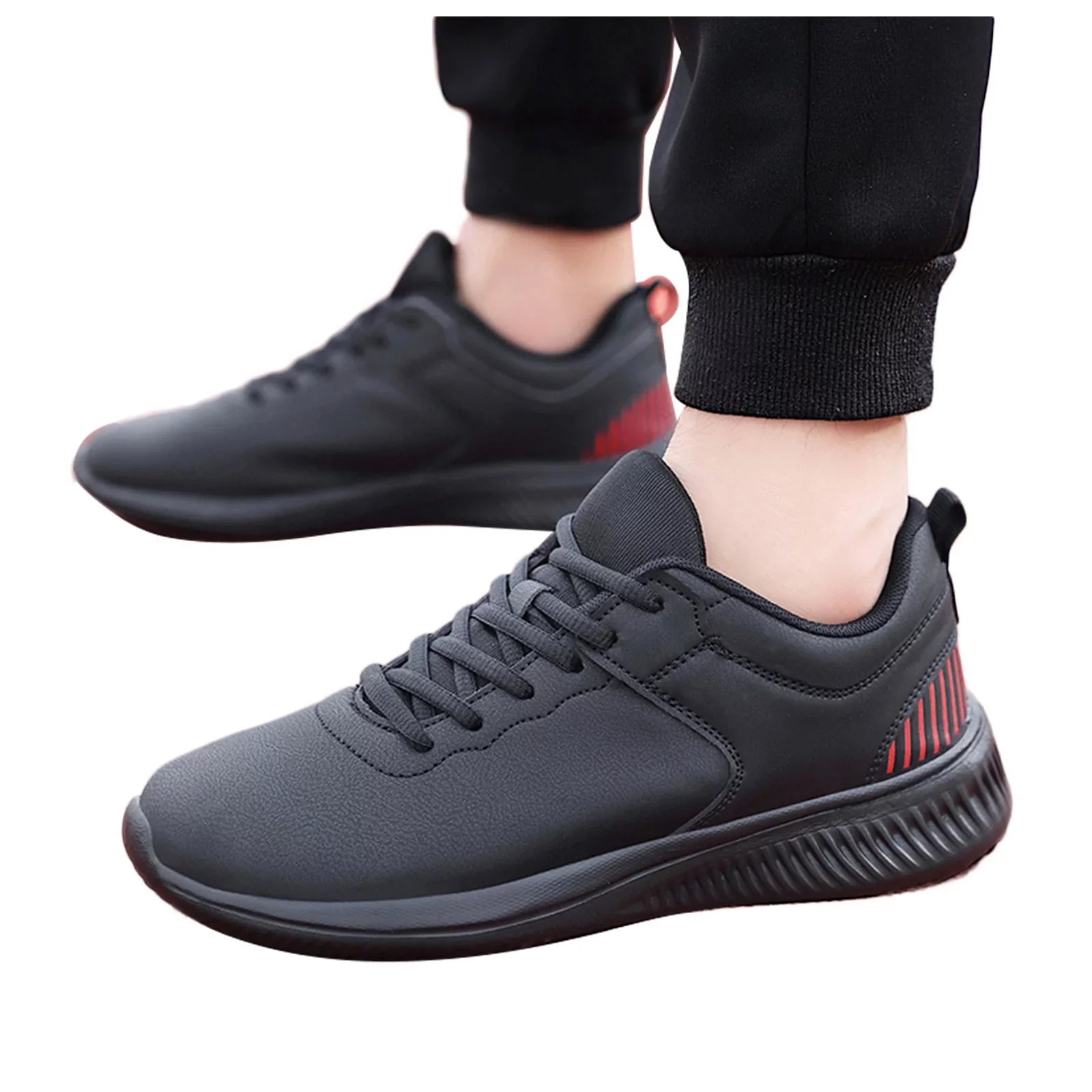 Sneakers Casual Shoes Lightweight High-Elastic AdBFJAF Shoes Waterproof Running Mens Shoes Dress Sports Brown Men's