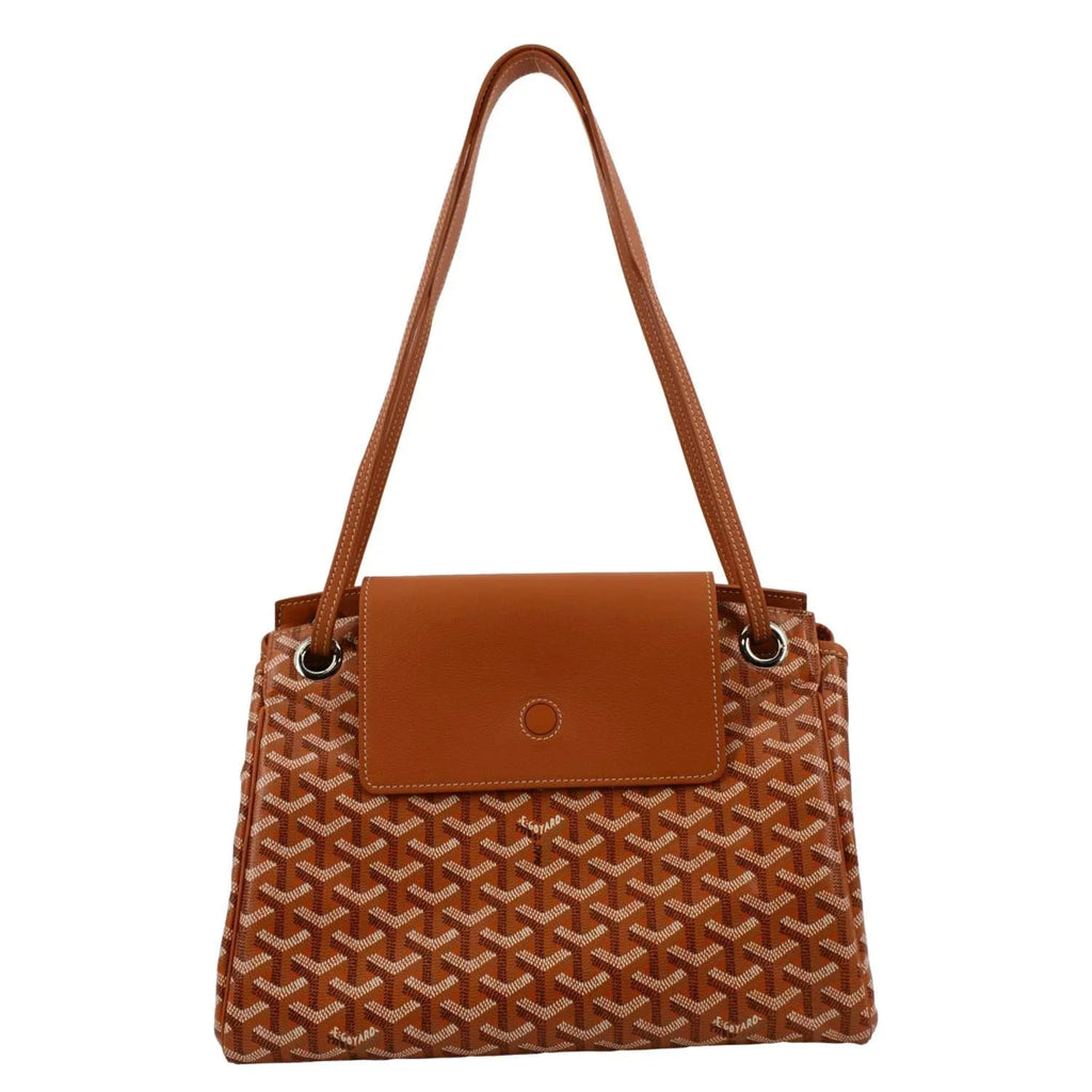 GOYARD Rouette Orange Pre-owned Shoulder Soft Bag Canvas