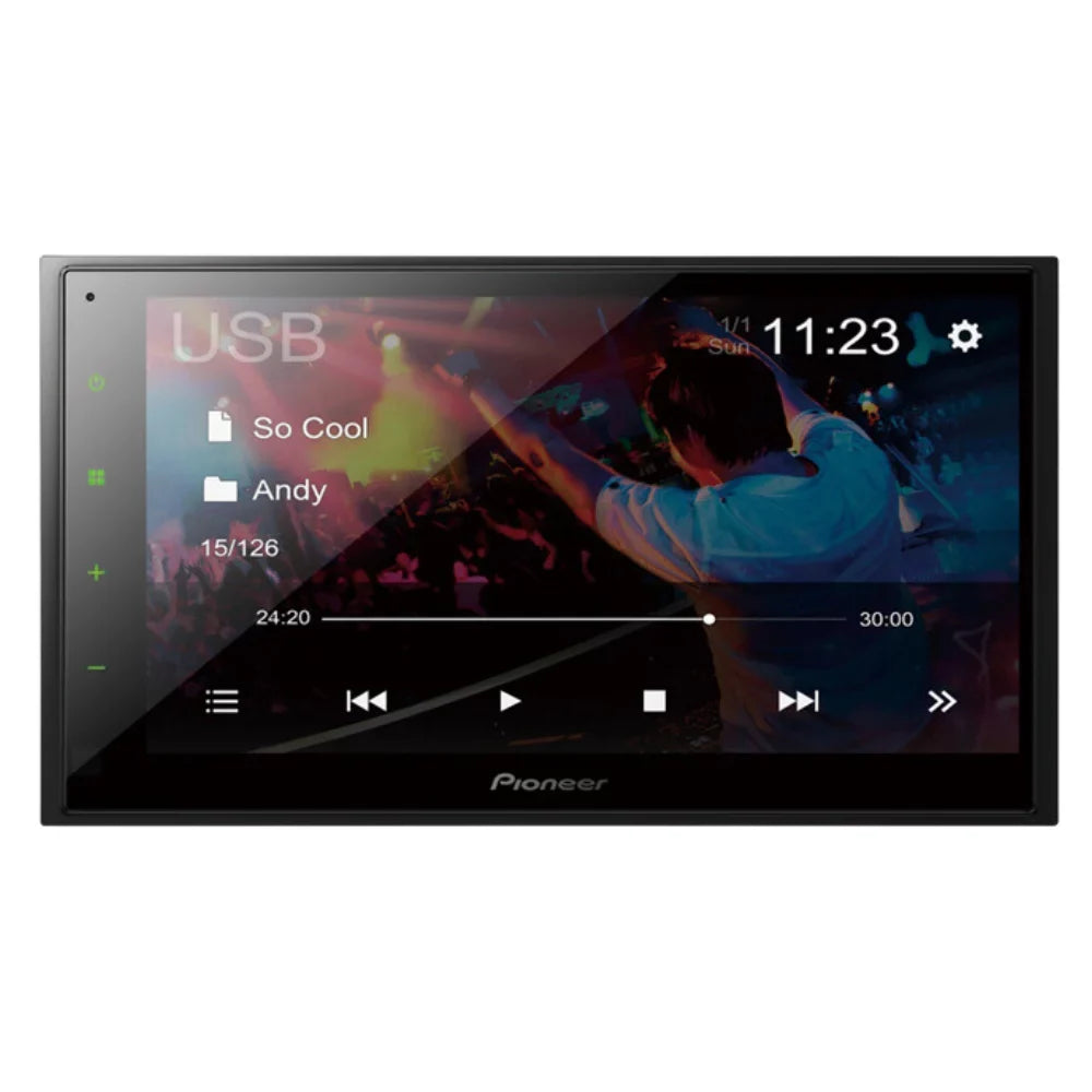 DMH-341EX (Refurbished) w/ Pioneer Restored Camera Receiver Digital Multimedia 6.8" Backup