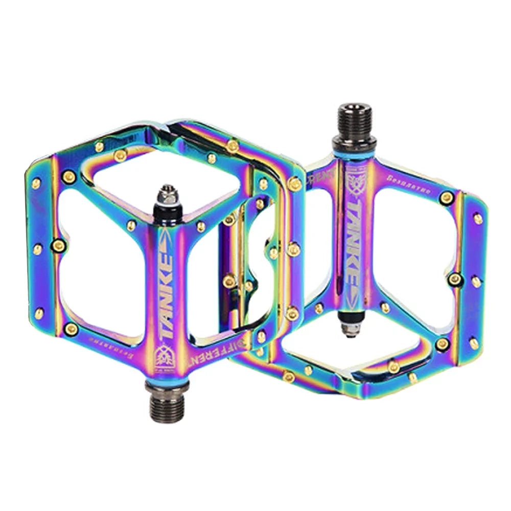 Colorful Cycling Nebublu Bike for Aluminium Pedals, MTB Non-slip Bike Adventures! Pedals Perfect Road -