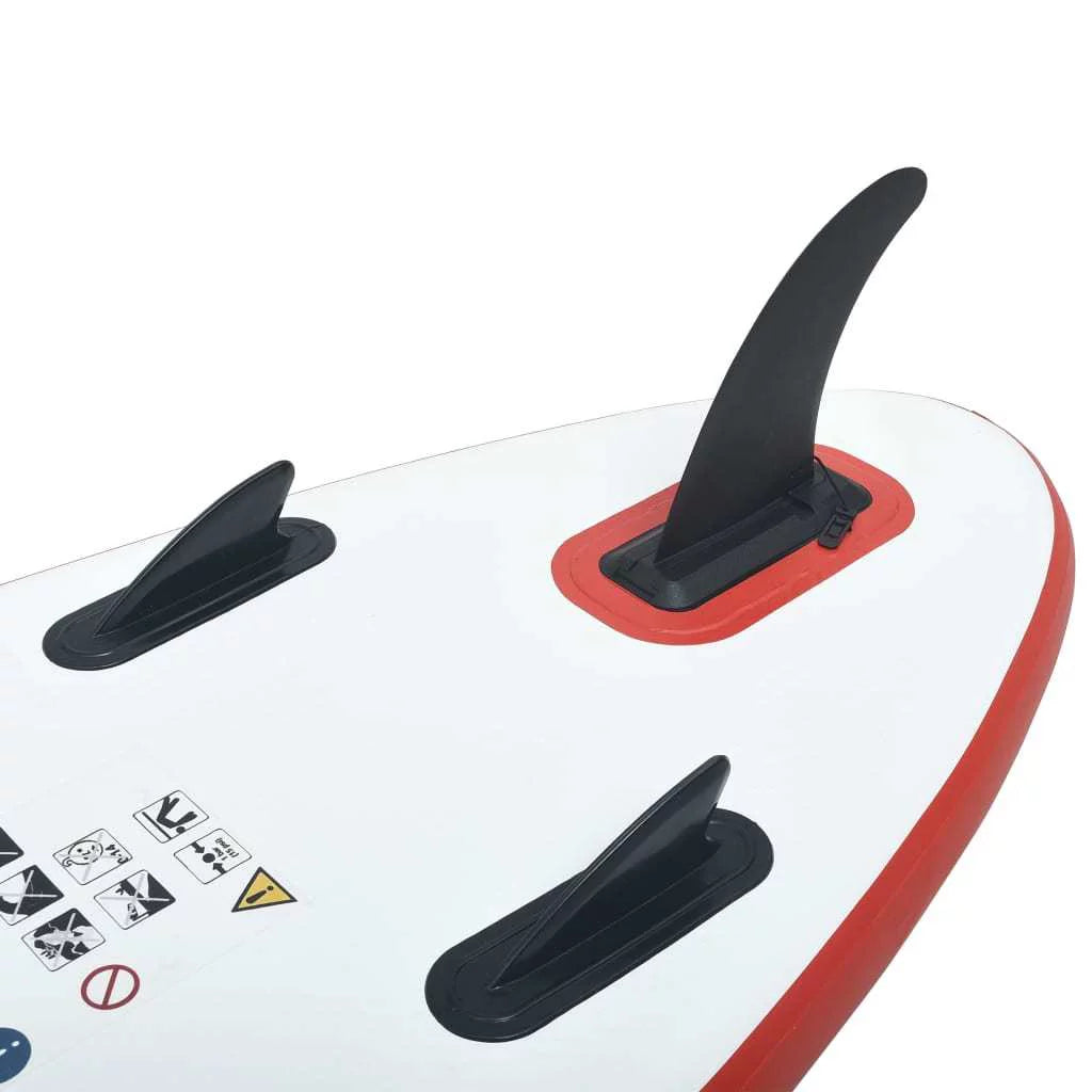and Stand Surfboard Board in Inflatable Red Paddle Captivating Up White Set An