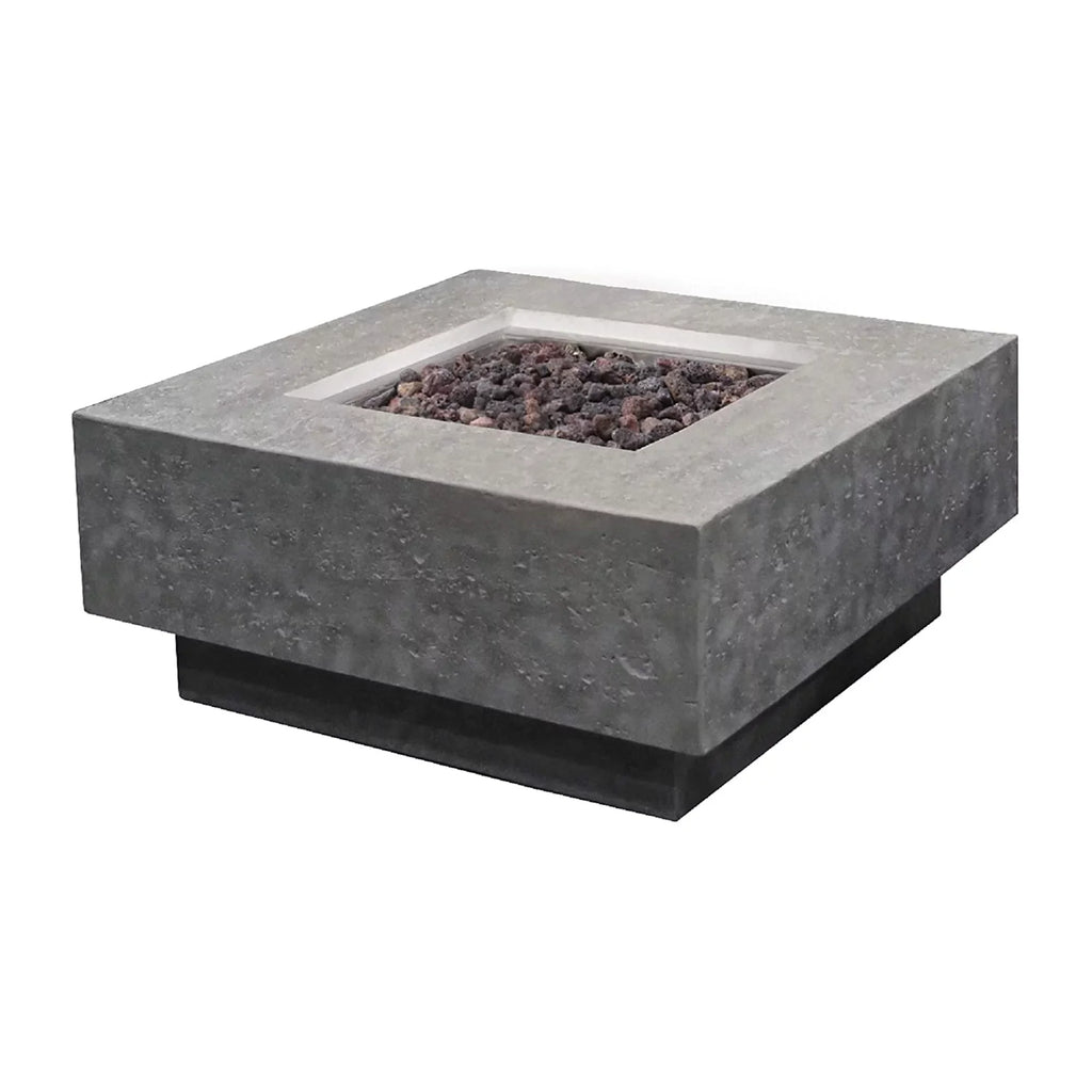 Natural Manhattan Gas Table 45,000 Outdoor Concrete Elementi BTU Fire