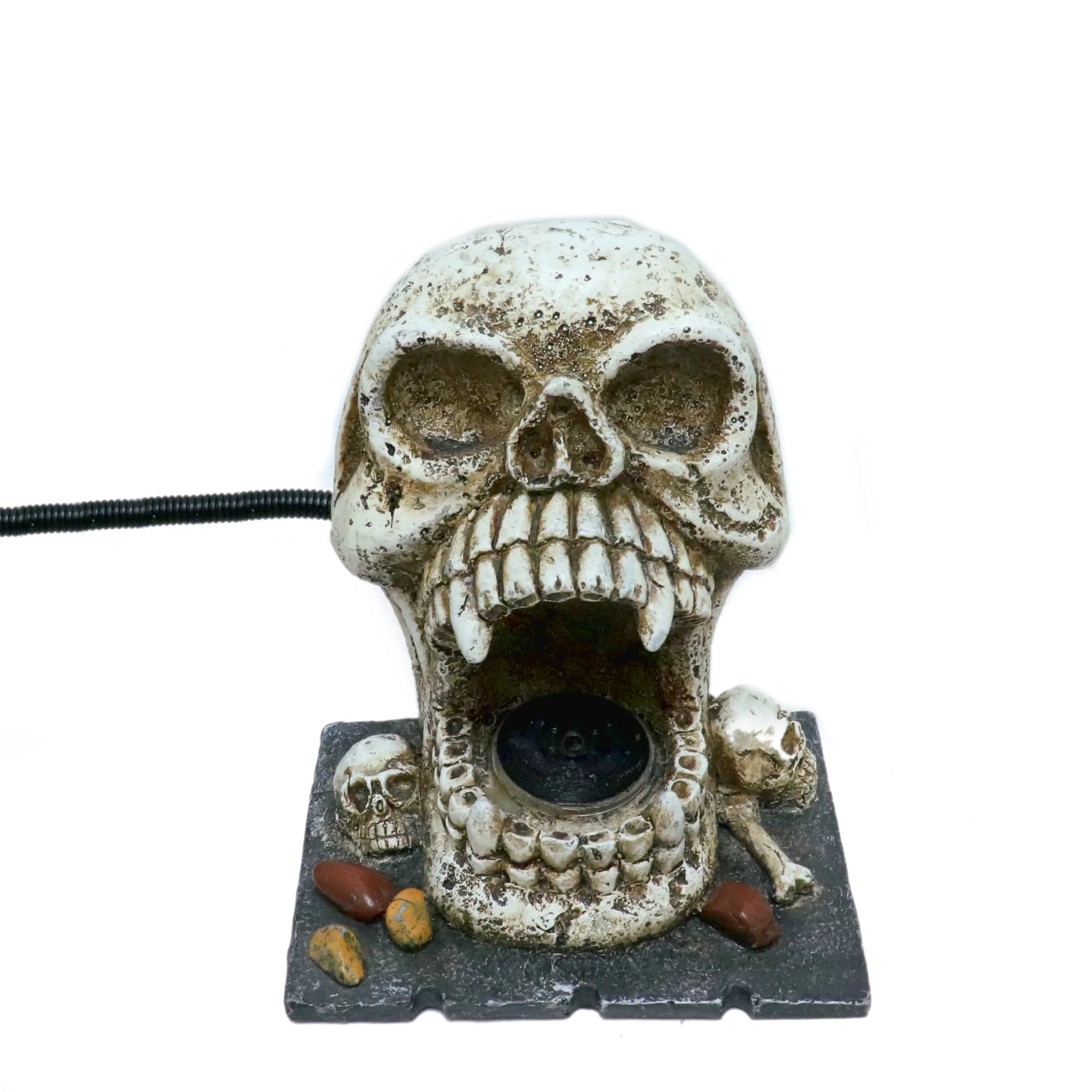Statuary Pro Outdoor Feature Skull Fountain Water Custom Spitter Decorative