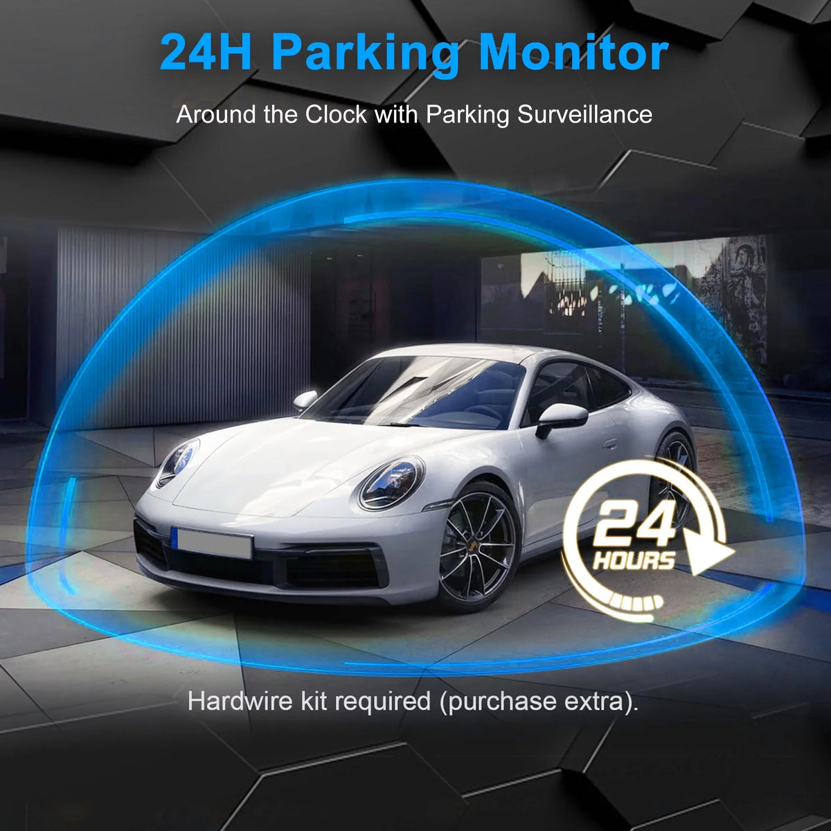 Touch Vision, with Night 1080P Backup Cam Camera, Rear Mirror Camera, Recorder TSV Dash Dual Driving View Car Screen IPS G-Sensor,