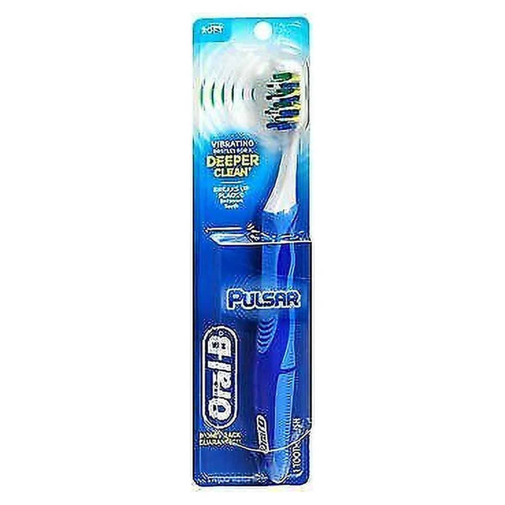 ct, Pack Expert Oral-B w/ Vibrating Toothbrush 1 3 Clean Pulsar Battery Microban,