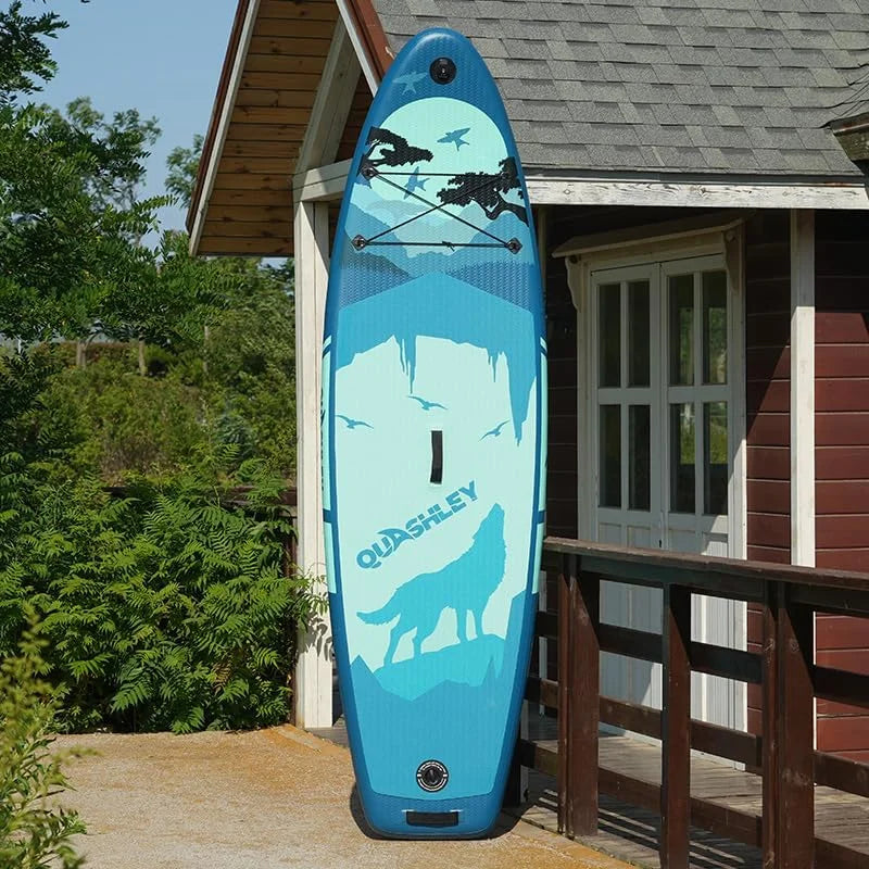 Stand SUP Paddle Max x6 & Up Accessories, Deck, Surfing, 330lbs Board for & Stance, Adults, Non-Slip for 11'x33 Inflatable with Youth Fishing Premium Wide