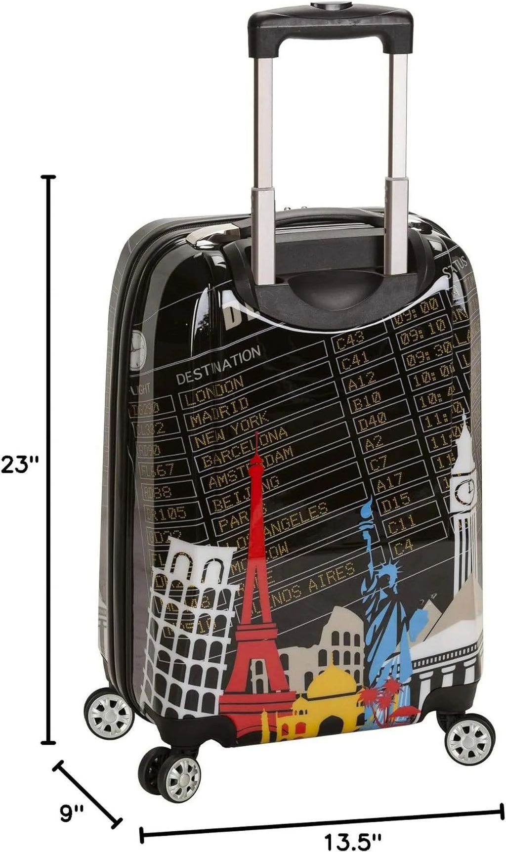 Polycarbonate 20" Luggage On Rockland Carry F2061 Hardside