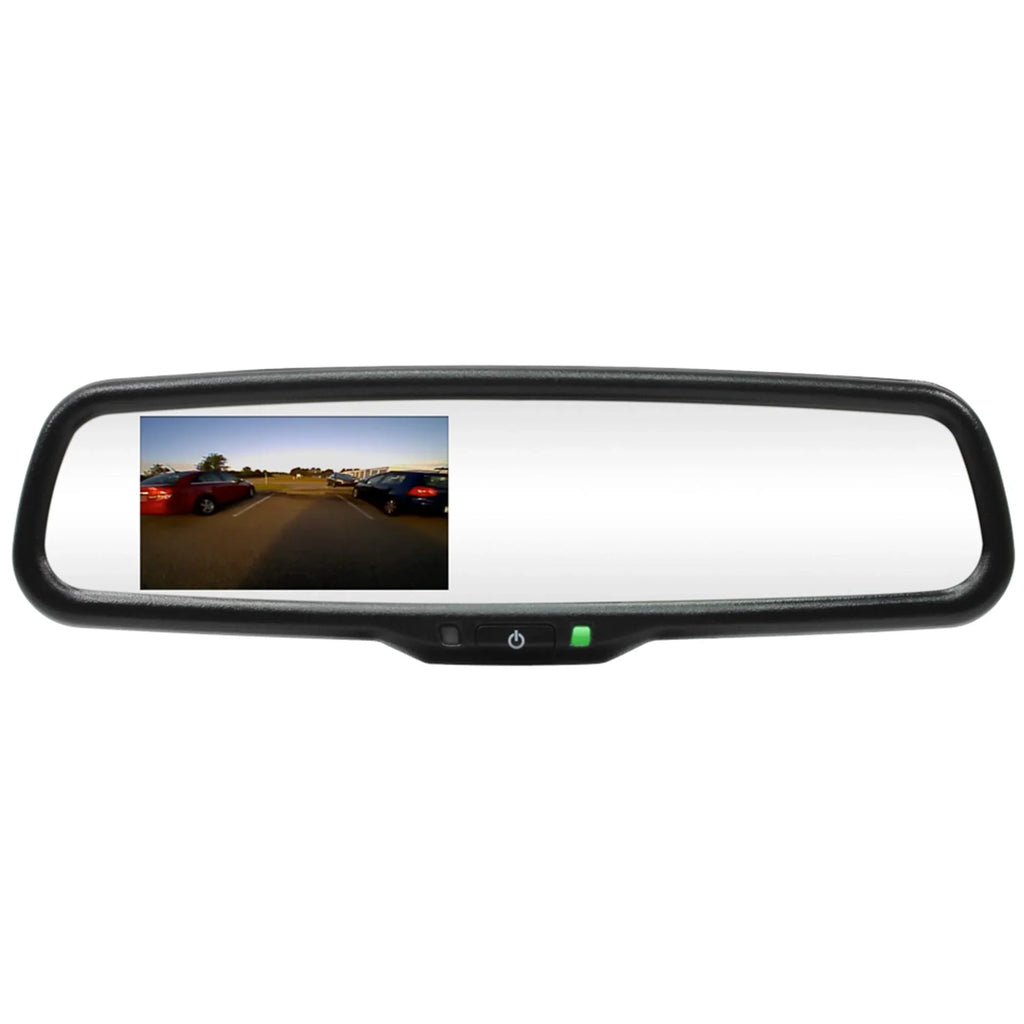 Rearview Mirror 250-8240 & LCD Video Two Rostra inputs Quick-touch 4.3" with