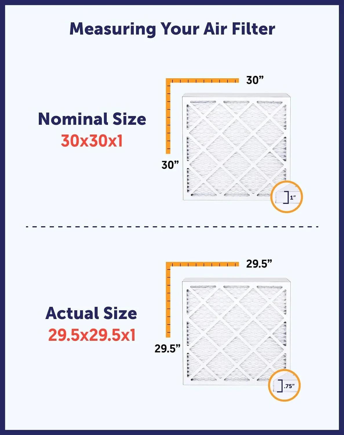 | 3-PACK | Filter Pleated Filters | MERV 12.5x19.5x1a MADE Furnace Filter | Size: Air IN 8 x King HVAC x 12.5 19.5 .75" USA A/C Actual