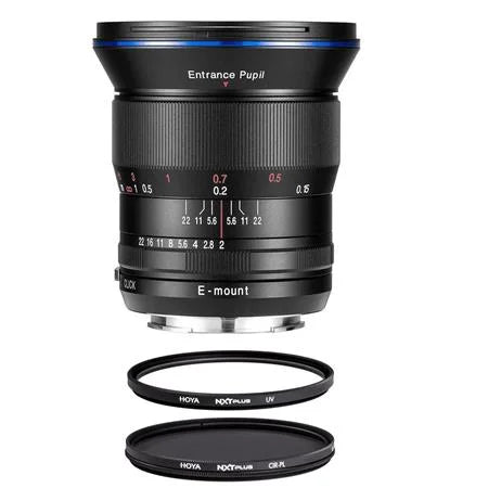 Kit Laowa Filter Zero-D 15mm for Bundle E, Sony FE Hoya 52mm UV+CPL Lens with f/2