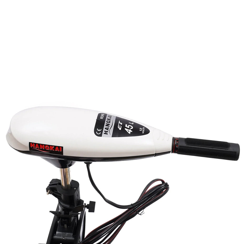12V Boat Heavy Duty Electric Motor Engine 45LBS HANGKAI Trolling Motor Outboard